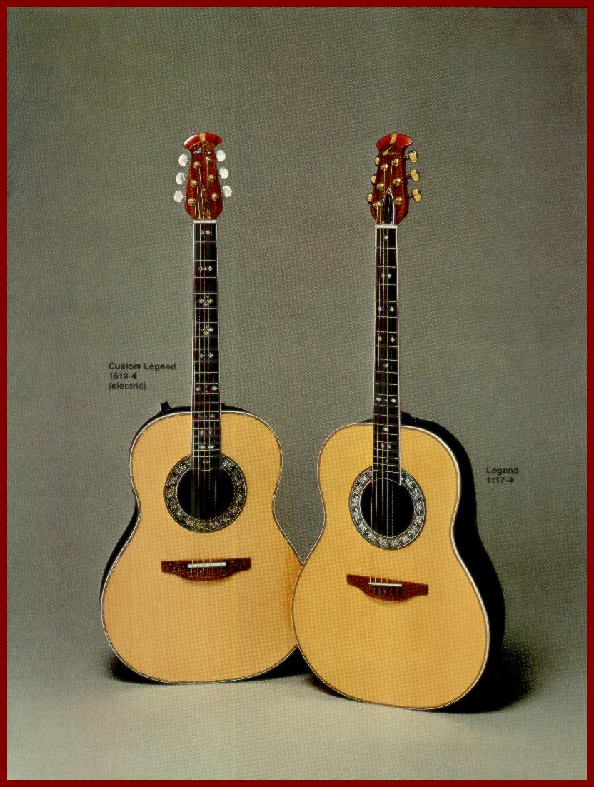 1979 Ovation 1697-7 Anniversary acoustic guitar, made in USA